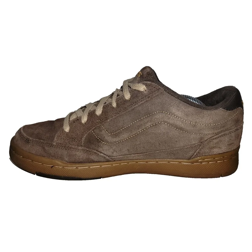 Vintage VANS Brown Chunky Y2K Skateboarding Snooka Shoes Sneakers Mens US 11.5